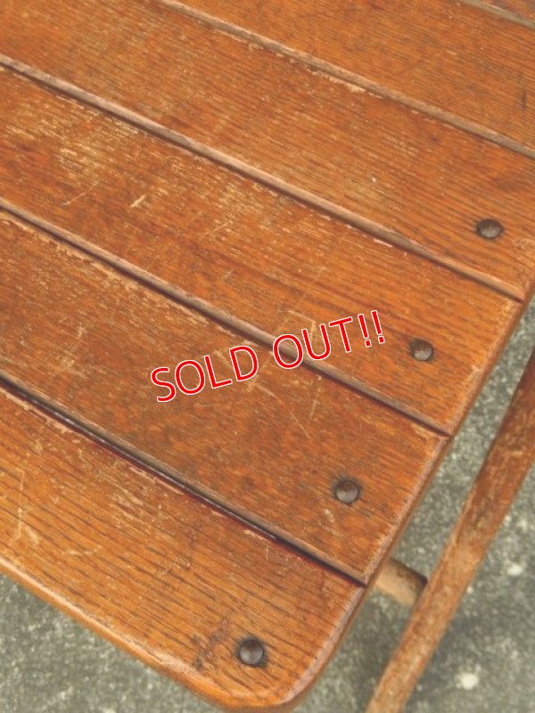 画像3: dp-170111-22 Vintage Wood Folding Chair