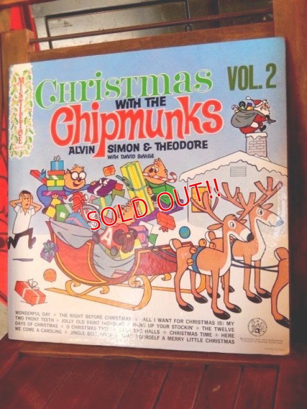 画像1: ct-170301-08 Christmas with the Chipmunks / 60's Record Vol.2
