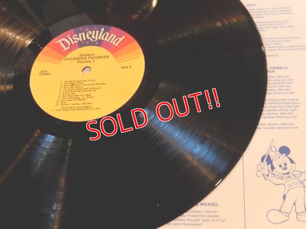 画像8: ct-170301-04  Disney's Children's Favorites / 70's Record