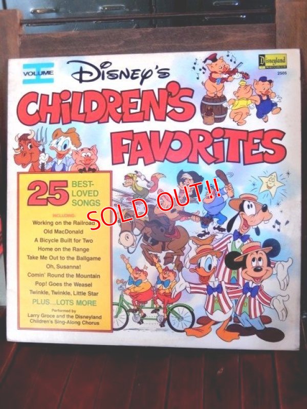 画像1: ct-170301-04  Disney's Children's Favorites / 70's Record