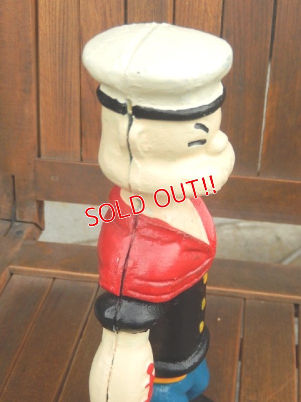 画像6: ct-170301-09 Popeye / 1930's-1940's Cast Iron Coin Bank