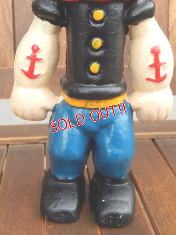画像3: ct-170301-09 Popeye / 1930's-1940's Cast Iron Coin Bank