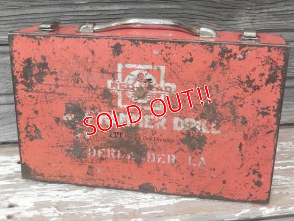 画像1: dp-170301-38 Red Head / Vintage Hammer Drill Tool Box