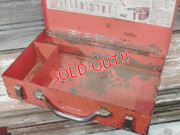画像6: dp-170301-38 Red Head / Vintage Hammer Drill Tool Box