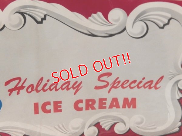 画像3: dp-161218-18 Vintage Poster "Holiday Special Ice Cream"