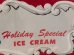 画像3: dp-161218-18 Vintage Poster "Holiday Special Ice Cream" (3)