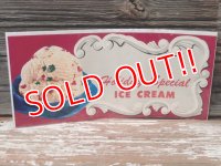 dp-161218-18 Vintage Poster "Holiday Special Ice Cream"