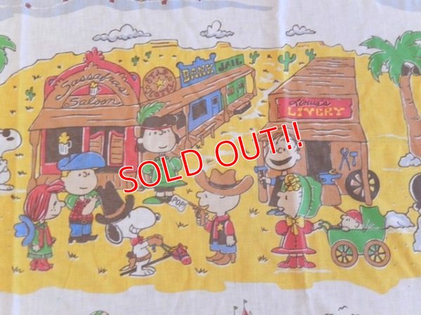 画像5: ct-170305-07 PEANUTS / 70's Flat Sheet (Twin)