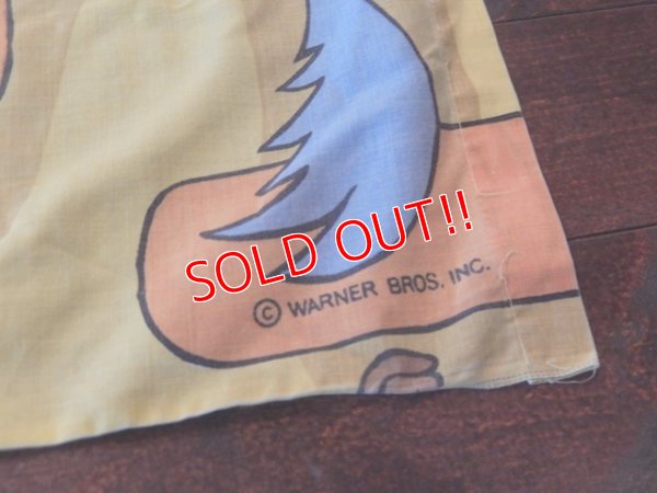 画像7: ct-170305-08 Road Runner & Wile E. Coyote / 70's Flat Sheet (Twin)