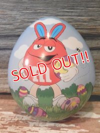 ct-140429-39 m&m's / Easter Egg Tin Case "Red"