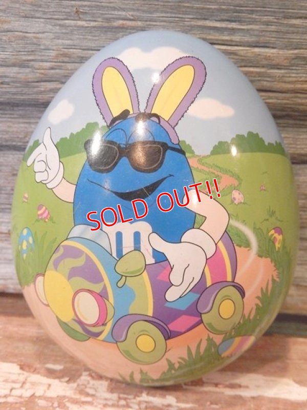 画像1: ct-140429-39 m&m's / Easter Egg Tin Case "Blue"