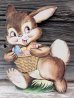 画像1: dp-170306-09 Easter Bunny / Vintage Paper Decoration (1)