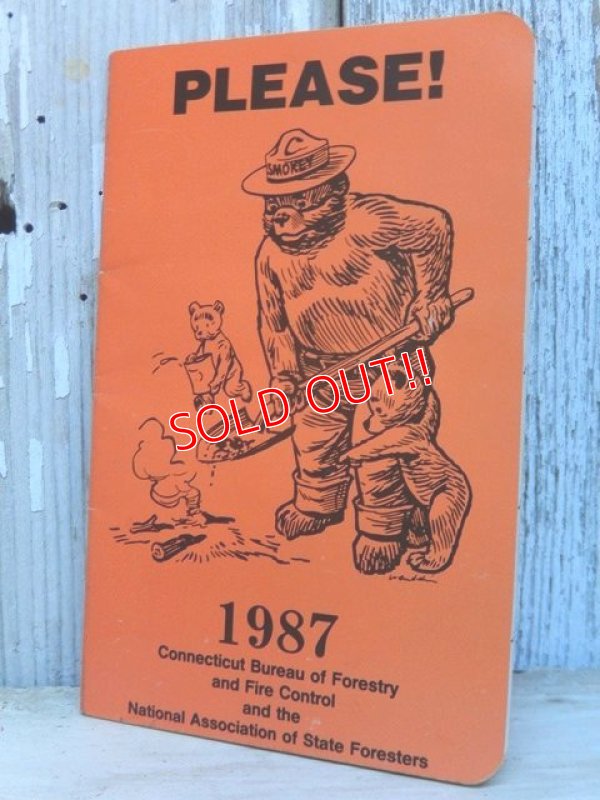 画像1: ct-161218-23 Smokey Bear / 1987 Appointment Book