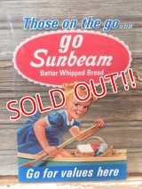 dp-170306-07 Sunbeam / 1960's Plastic Sign