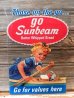 画像1: dp-170306-07 Sunbeam / 1960's Plastic Sign (1)