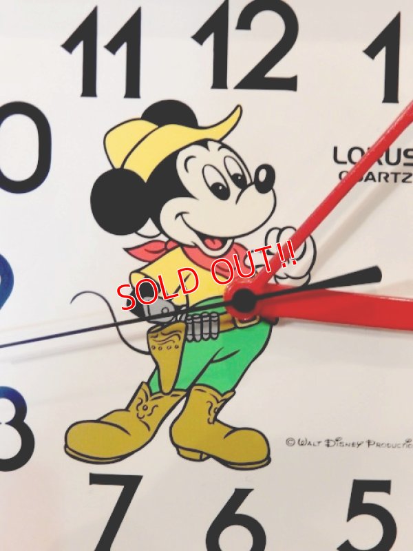 画像2: ct-150825-21 Mickey Mouse / Lorus 70's-80's Wall Clock