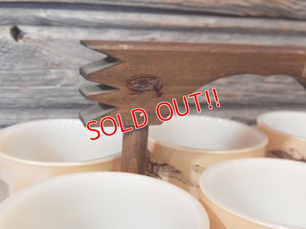 画像7: kt-170301-06 Anchor Hocking × Siesta Ware / 1960's-1970's Western Mug Set