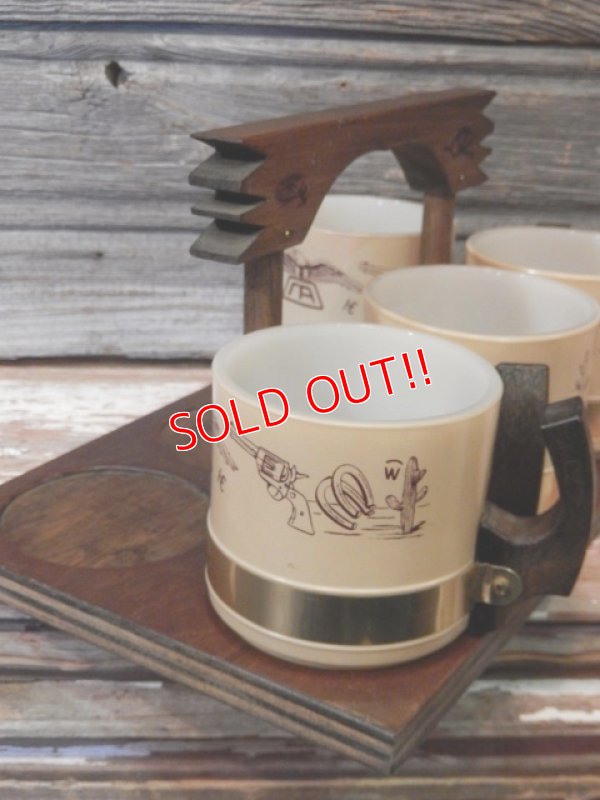 画像10: kt-170301-06 Anchor Hocking × Siesta Ware / 1960's-1970's Western Mug Set