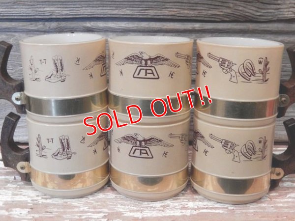 画像12: kt-170301-06 Anchor Hocking × Siesta Ware / 1960's-1970's Western Mug Set