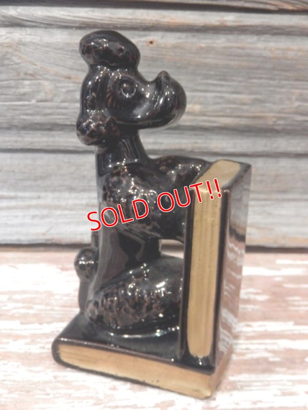 画像2: dp-140508-54 1950's Poodle Book End & Pen Holder