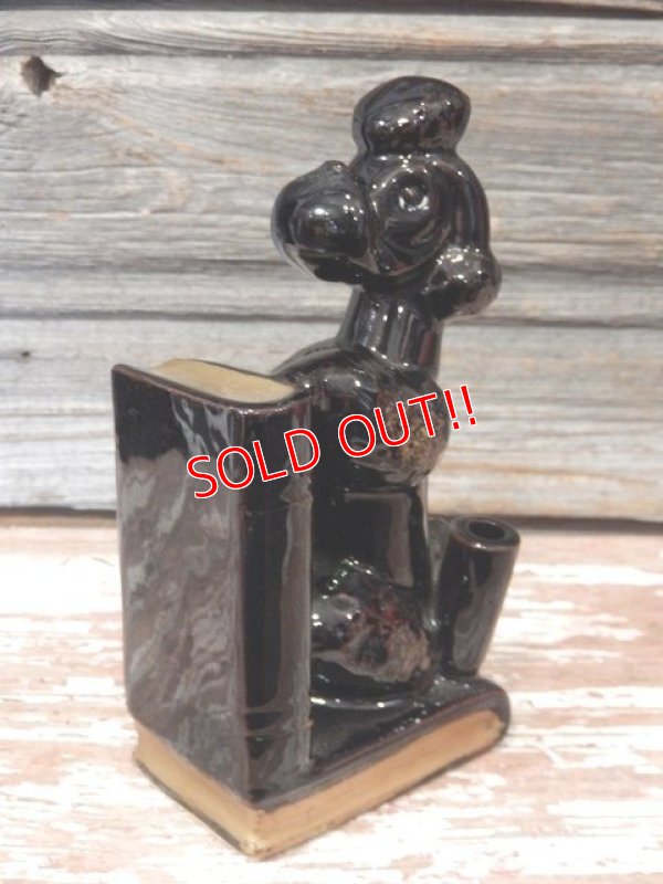 画像1: dp-140508-54 1950's Poodle Book End & Pen Holder