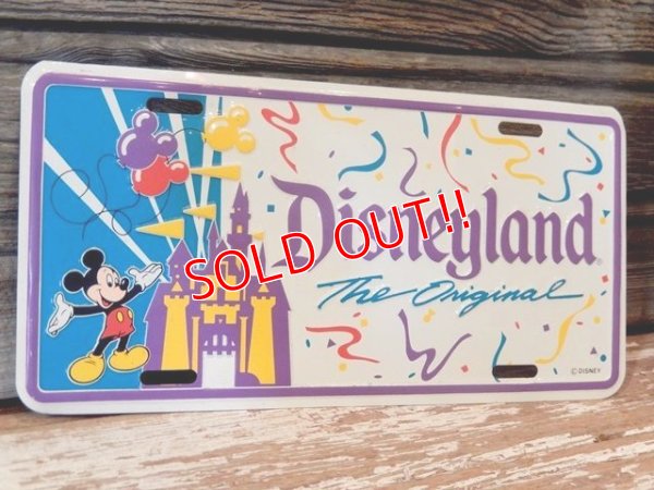 画像1: ct-170401-02 Disneyland / 1990's License Plate