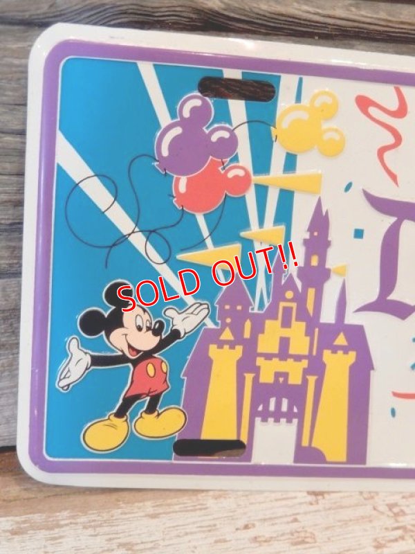 画像2: ct-170401-02 Disneyland / 1990's License Plate