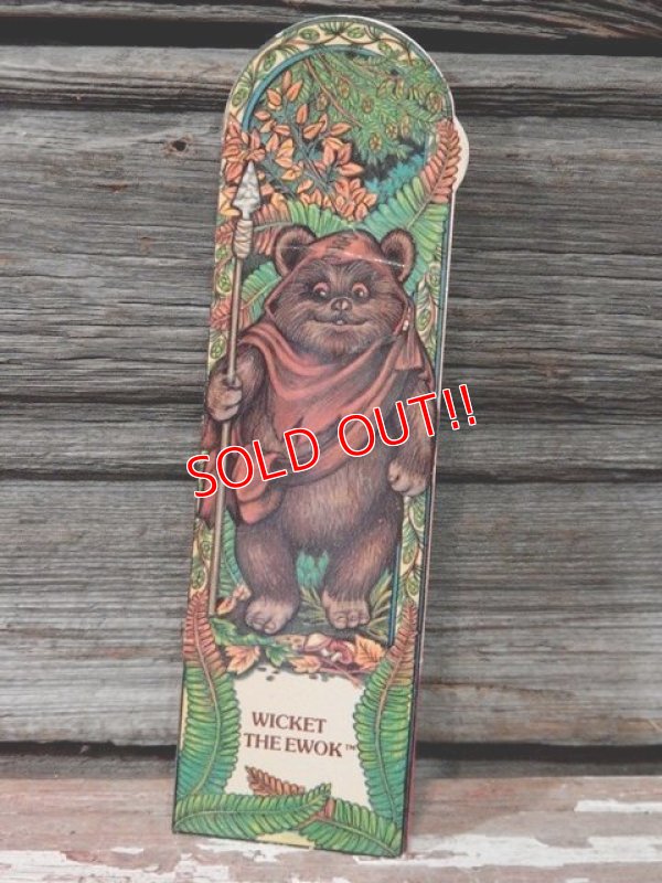 画像1: ct-150505-89 STAR WARS / Wicket the Ewok 80's Bookmark