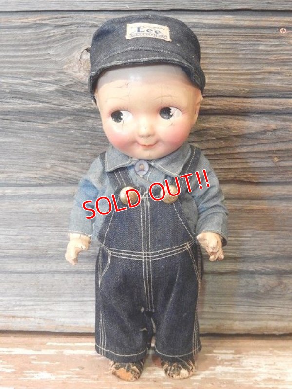 画像1: ct-170320-01 Lee / Buddy Lee 1930's Composition Doll "Overall"