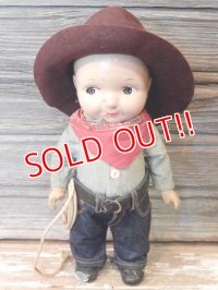 ct-170320-02 Lee / Buddy Lee 1940's Composition Doll "Cowboy"