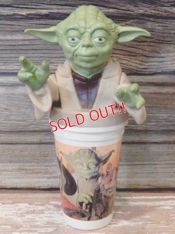 画像1: ct-170320-11 STAR WARS EPISODE I / KFC 1999 Novelty Cup "Yoda"