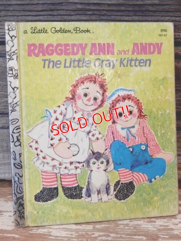 画像1: ct-170401-08 Raggedy Ann & Andy / 1970's Little Golden Book