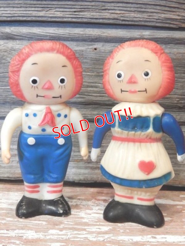 画像1: ct-170401-07 Raggedy Ann & Andy / 1960's Soft Vinyl Doll