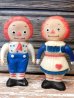 画像1: ct-170401-07 Raggedy Ann & Andy / 1960's Soft Vinyl Doll (1)