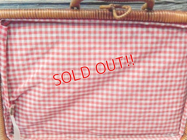 画像3: dp-170308-13 Vintage Picnic Basket