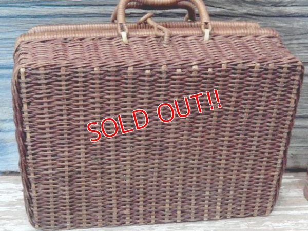 画像6: dp-170308-13 Vintage Picnic Basket