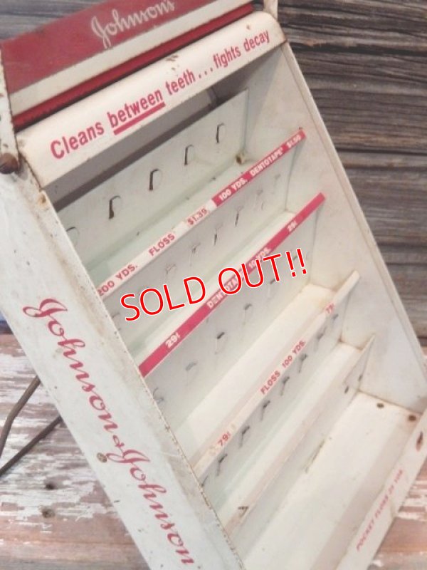 画像8: dp-170401-01 Johnson & Johnson / Vintage Dental Floss Display Rack