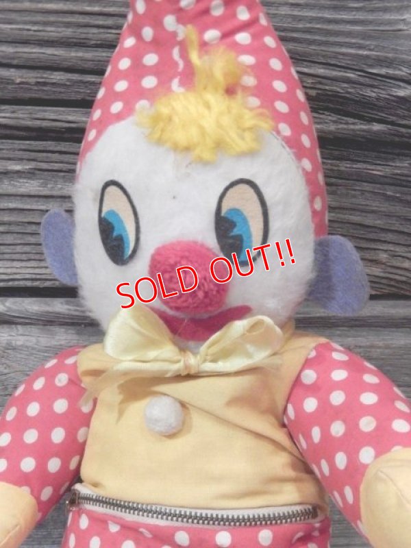 画像2: ct-151104-07 Unknown Clown Plush Doll