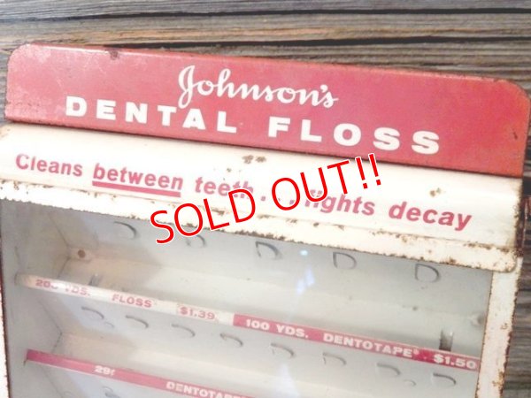 画像2: dp-170401-01 Johnson & Johnson / Vintage Dental Floss Display Rack