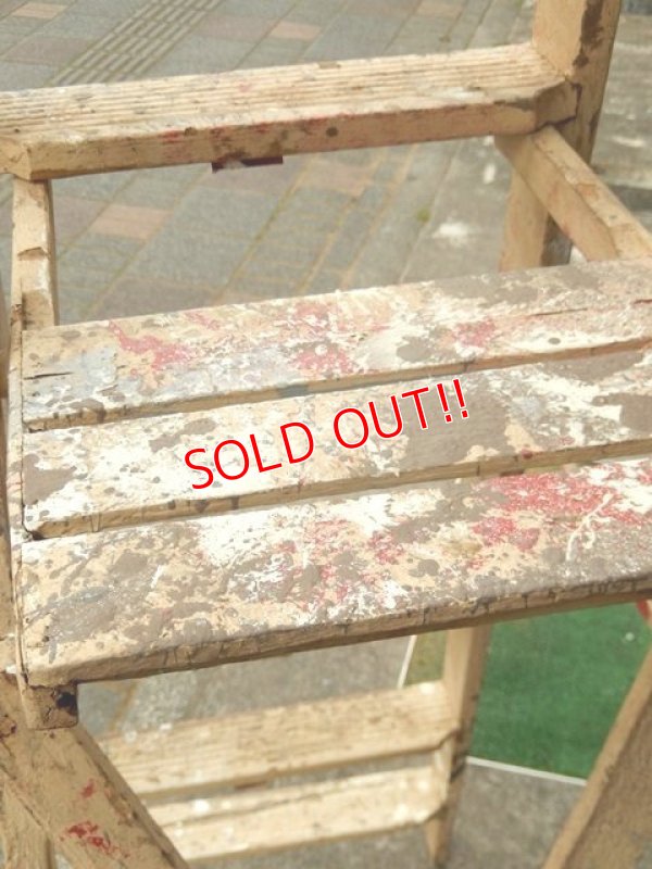 画像4: dp-170402-06 Vintage Wood Ladder