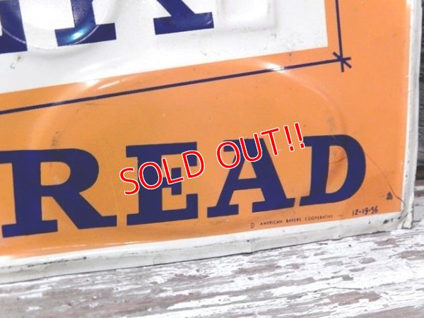 画像5: dp-170403-02 TOWN TALK BREAD / 1956 Metal Sign