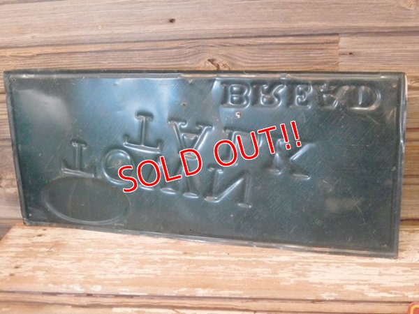 画像7: dp-170403-02 TOWN TALK BREAD / 1956 Metal Sign