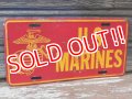 dp-170403-03 U.S.MARINES 1980's〜Lisence Plate