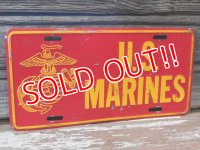 dp-170403-03 U.S.MARINES 1980's〜Lisence Plate