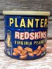 画像1: dp-170404-03 Planters / Mr.Peanuts 1960's REDSKINS Virginia Peanut Tin Can (1)