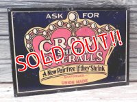 dp-170404-04 Crown Overalls / 1950's Sign