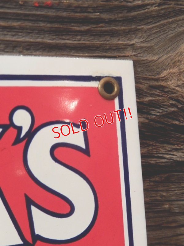 画像5: dp-170404-06  Finck's Overalls / 1930's Porcelain Sign