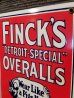 画像3: dp-170404-06  Finck's Overalls / 1930's Porcelain Sign