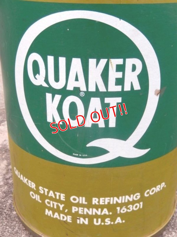 画像2: dp-170403-07 Quaker Koat / 1980's 16 U.S.Gallons Oil Can