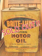 dp-170422-22 BRITE-LUBE / Vintage Motor Oil Can